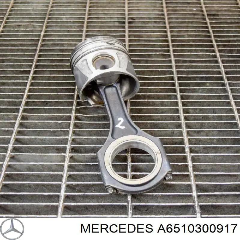 6510302017 Mercedes поршень в комплекте на 1 цилиндр, std