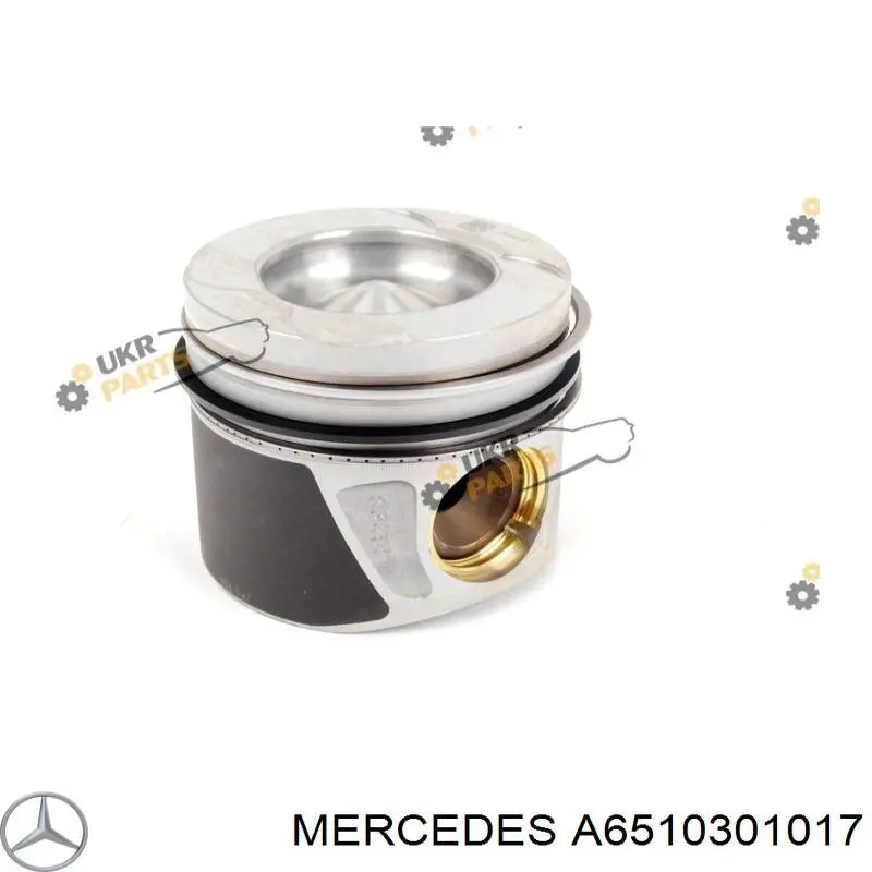 A6510301017 Mercedes поршень в комплекте на 1 цилиндр, std