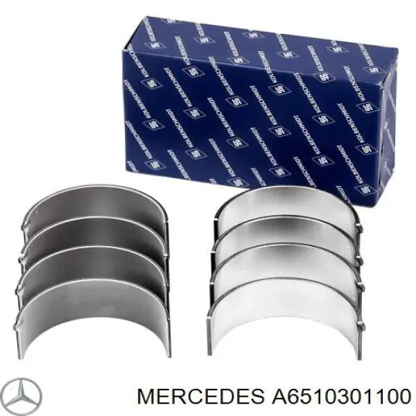 A6510301100 Mercedes Комплект подшипников скольжения