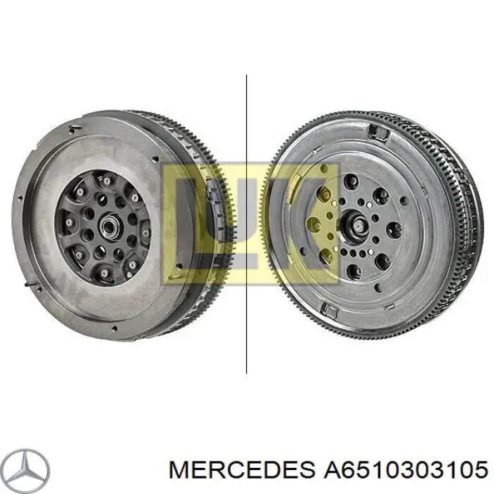 A6510303105 Mercedes маховик