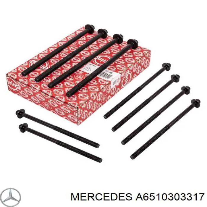 6510300417 Mercedes поршень в комплекте на 1 цилиндр, std
