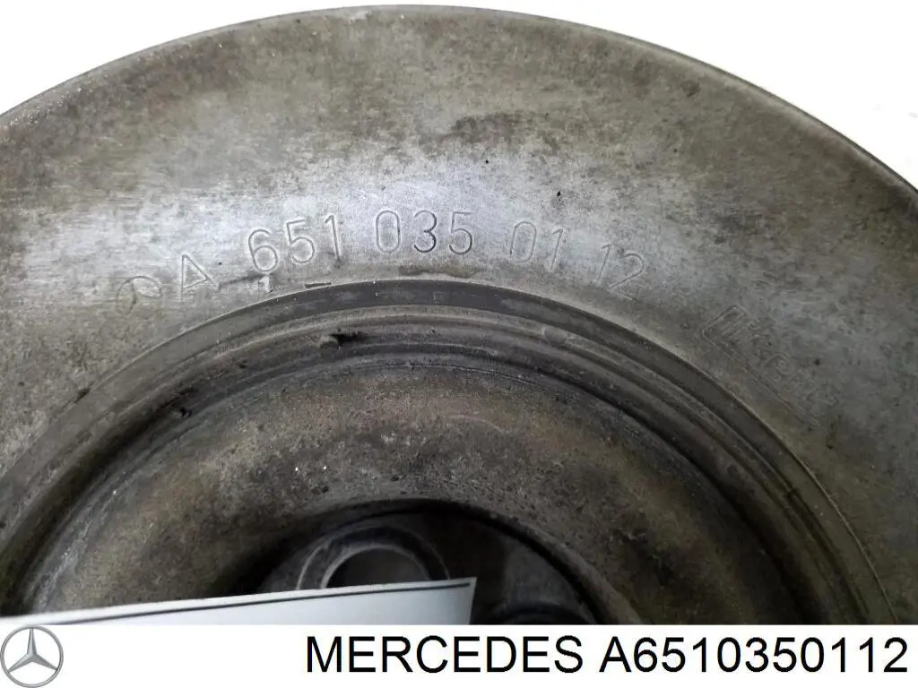 Купить A6510350112 Mercedes Шкив-демпфер коленвала
