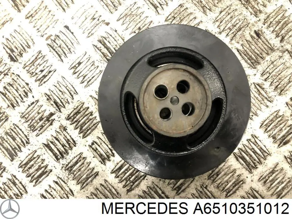 Демпферный шкив Mercedes GLC C253 (Мерседес-бенц ЖЕ ЭЛ СИ)