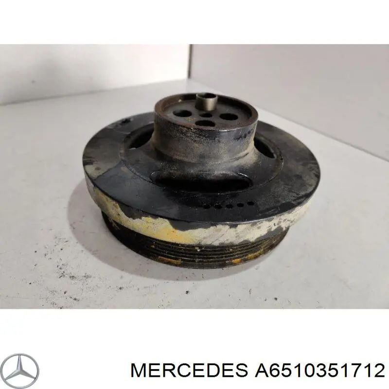 Шкив коленвала (демпфер) Mercedes 6510351712 цена, от 110.22 USD
