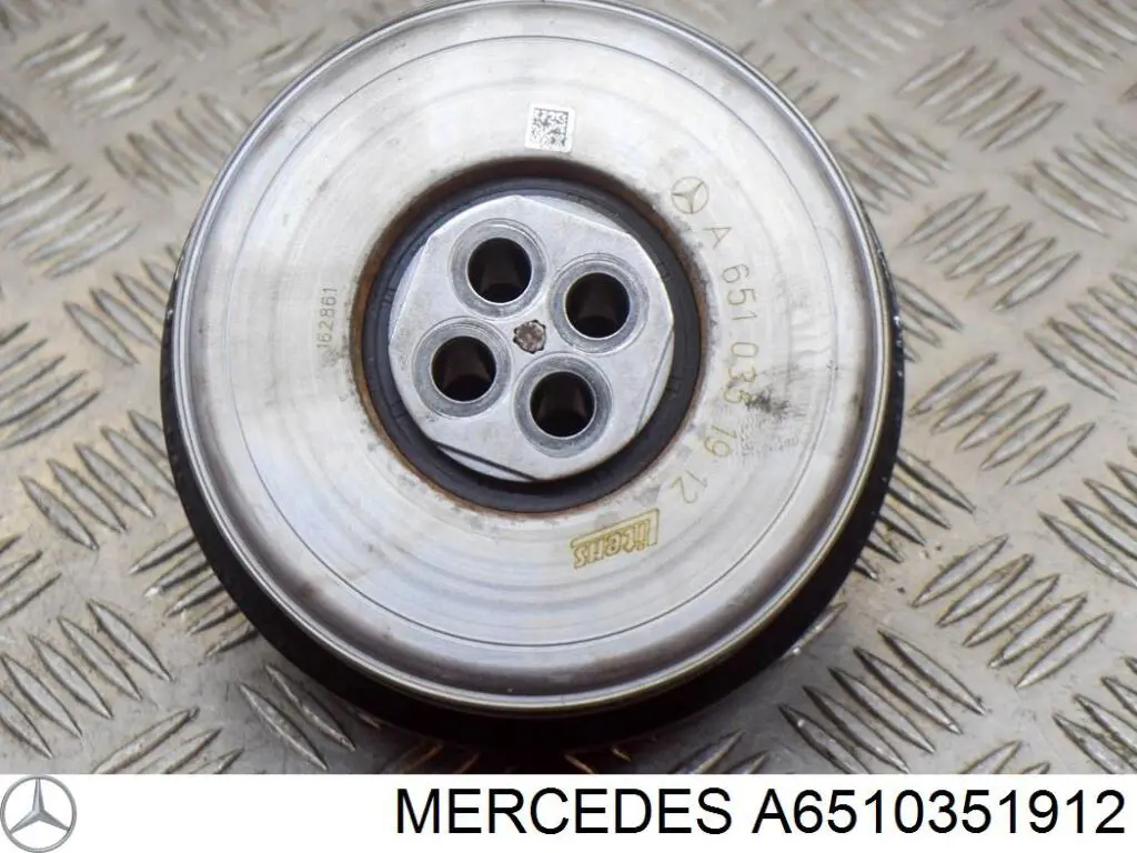 A6510351912 Mercedes polia de cambota