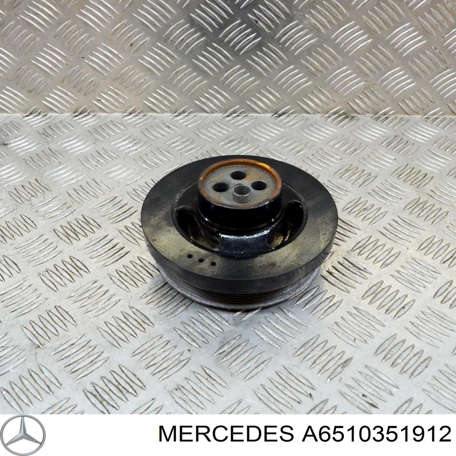 Polea, cigüeñal A6510351912 Mercedes