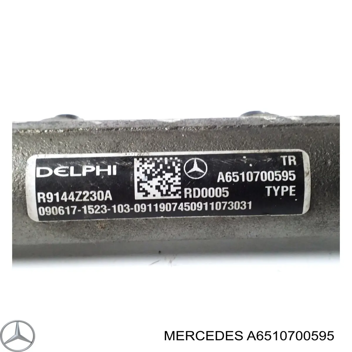 Рампа форсунок системы впрыска топлива Mercedes 6510700800