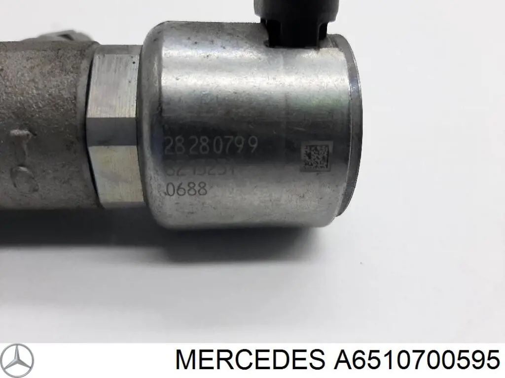 A6510700595 Mercedes distribuidor de combustível (rampa)