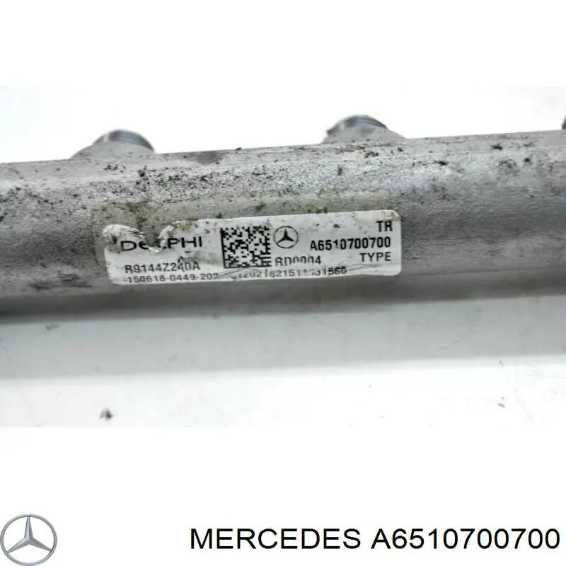 A6510700700 Mercedes distribuidor de combustível (rampa)