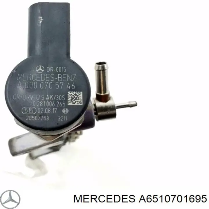 Распределитель топлива (рампа) Mercedes A6510701695 цена, от 171.03 USD