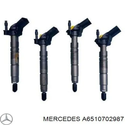 Inyector de combustible A6510702987 Mercedes