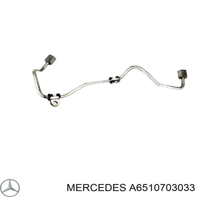Трубка топливная, от ТНВД к топливной рейке Mercedes 6510703033 цена, от 12.56 USD