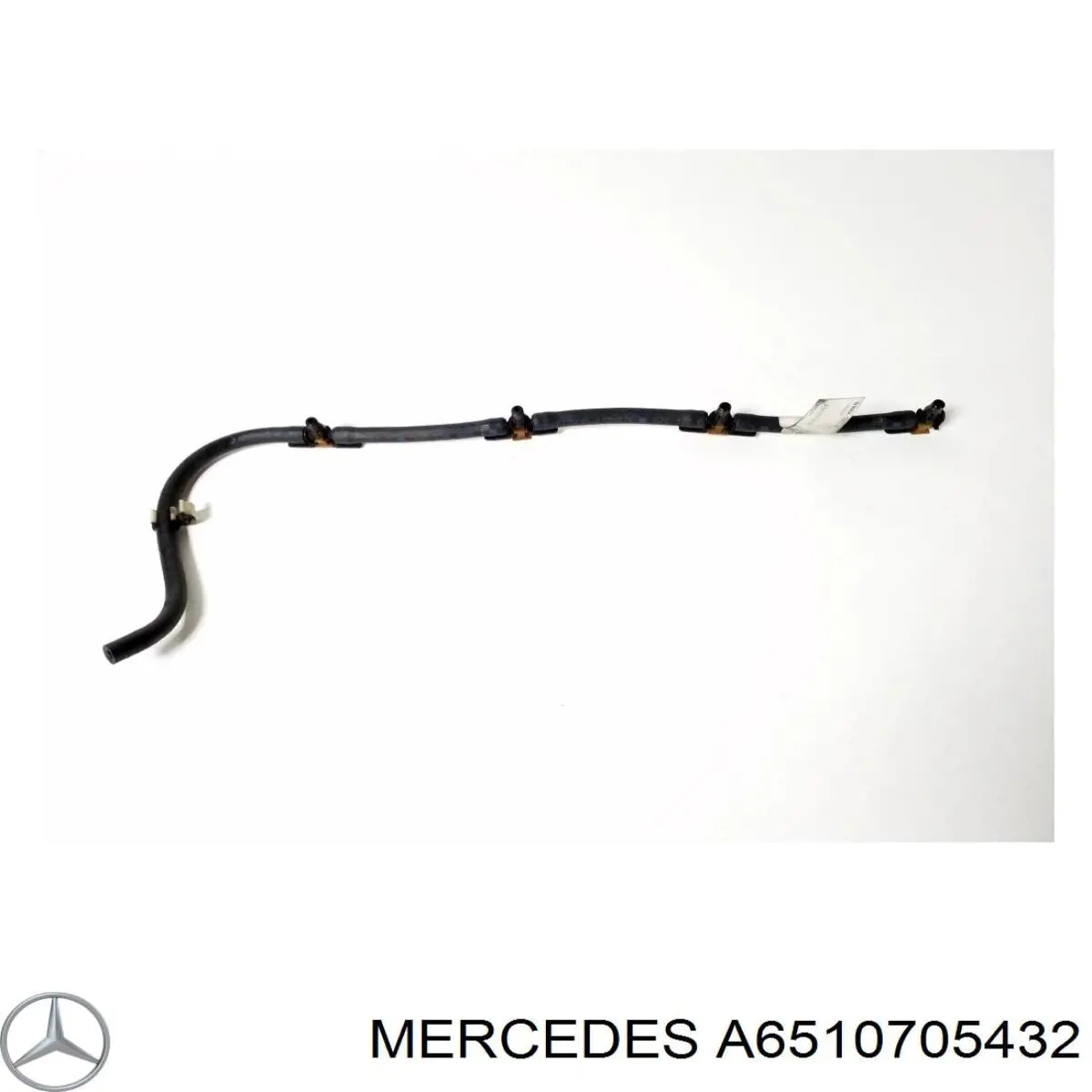 6510705432 Mercedes tubo de combustível, inverso desde os injetores