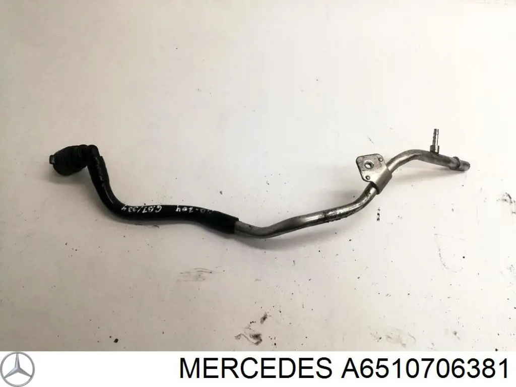 Трубка топливная, обратная от форсунок Mercedes A651070638164 цена, от 66.53 USD