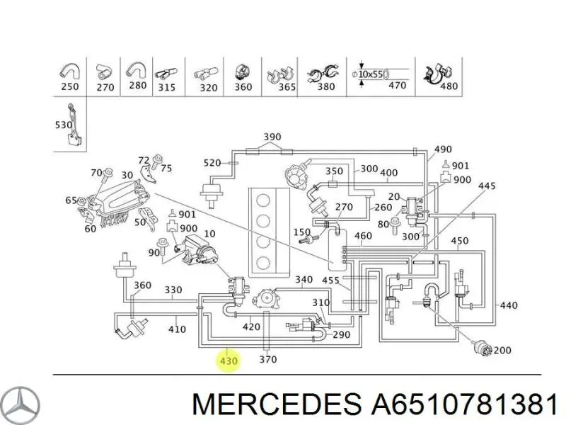 A6510781381 Mercedes 