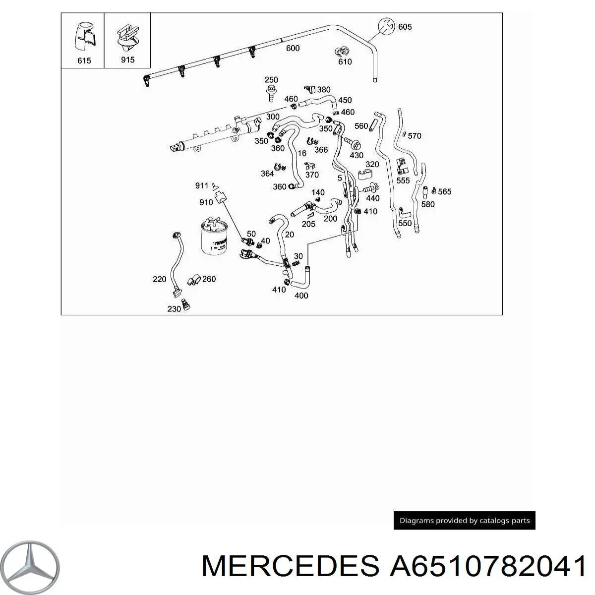 Купить A6510782041 Mercedes 