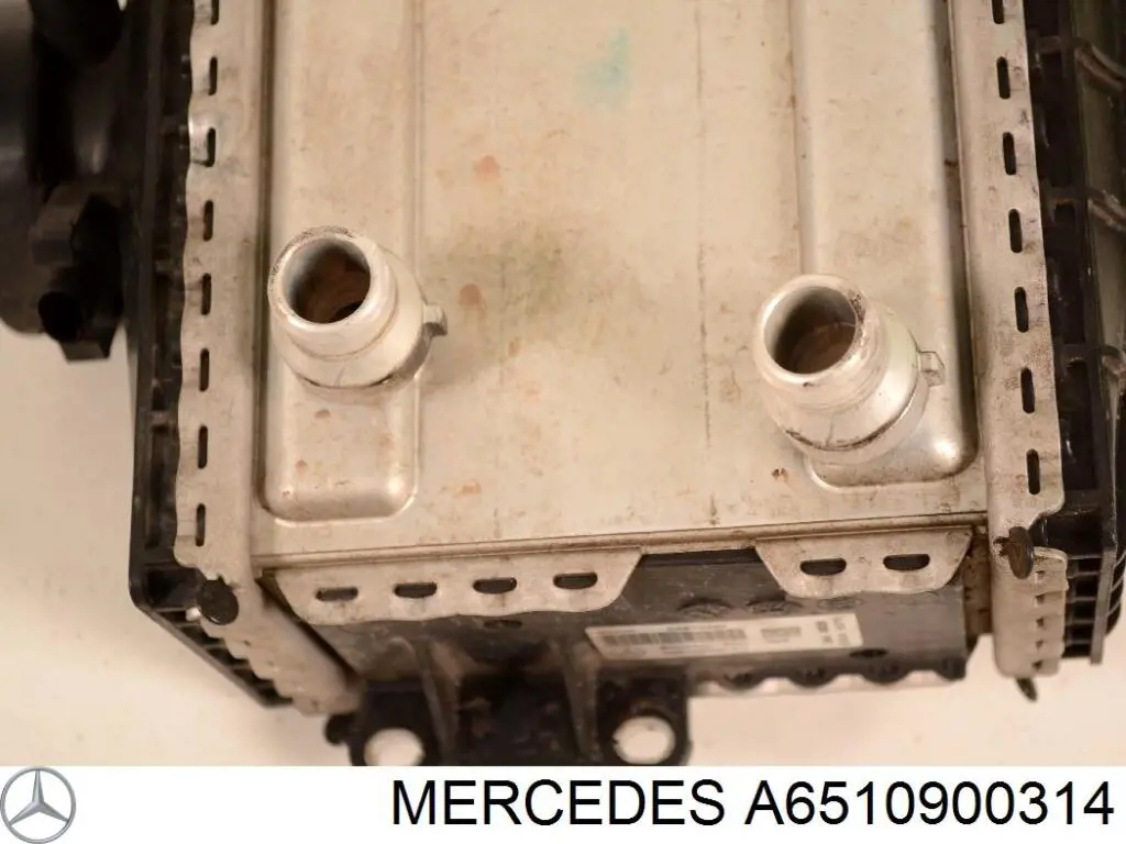 Радиатор интеркуллера Mercedes 6510900314
