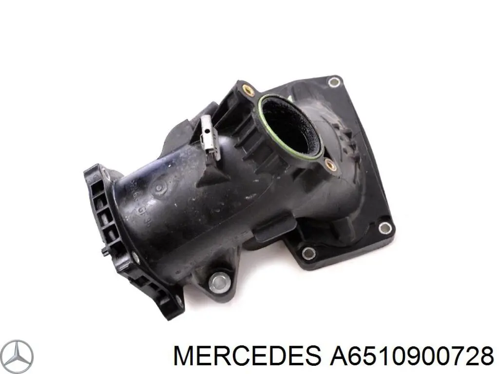 A6510900728 Mercedes патрубок воздушный, дроссельной заслонки