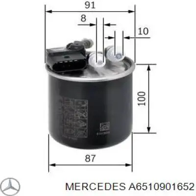 Фильтр топливный Mercedes A6510901652