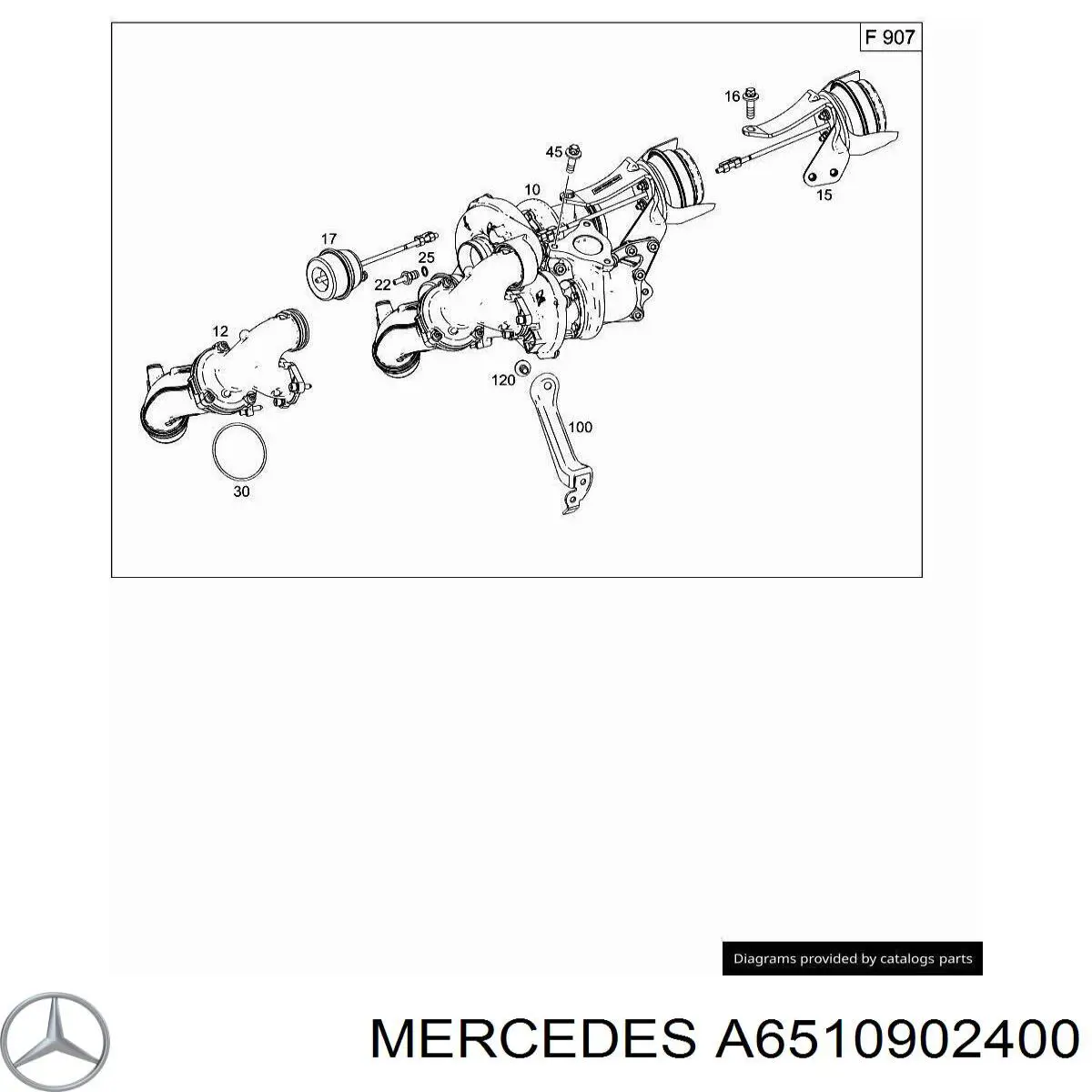 6510902600 Mercedes Турбонаддув