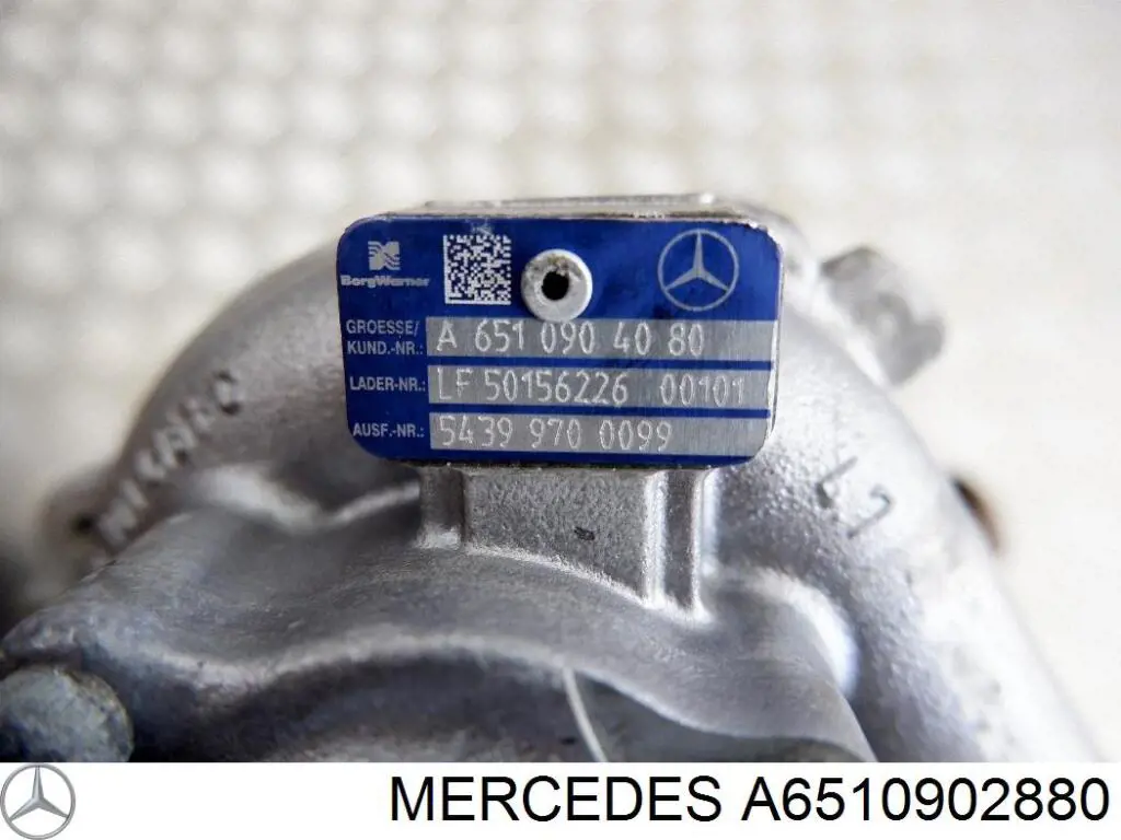 A651090618080 Mercedes turbina