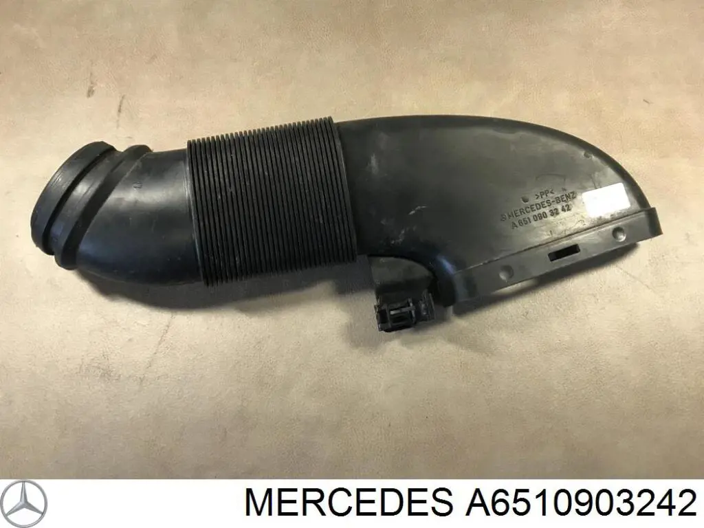 Купить 6510903242 Mercedes Впускной патрубок воздушного фильтра