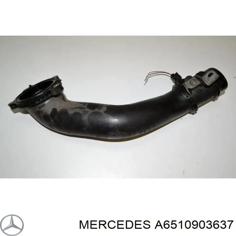 Шланг/патрубок интеркуллера Mercedes A6510903637 цена, от 12.42 USD