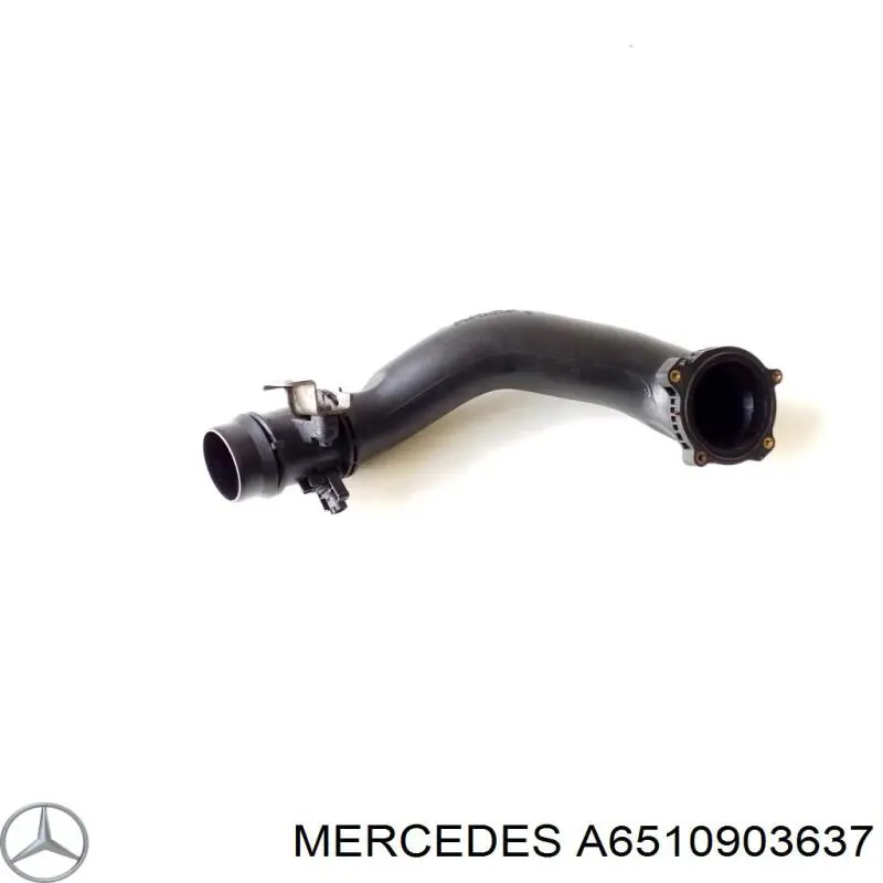 Патрубок интеркулера A6510903637 Mercedes