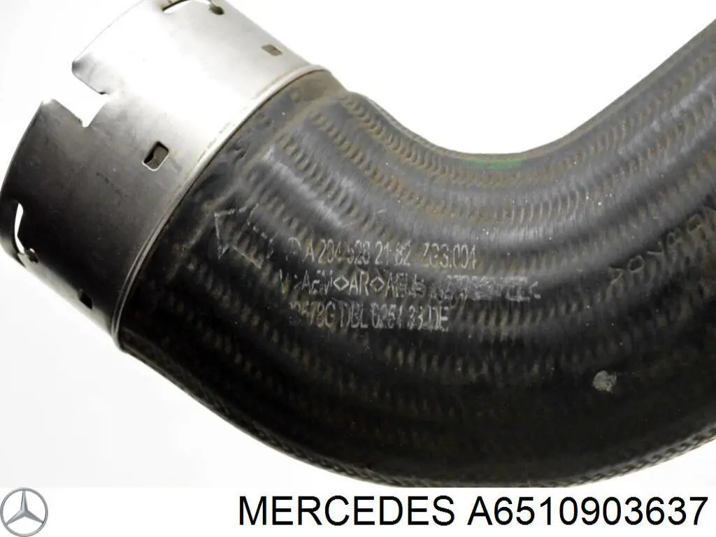 A6510903637 Mercedes Патрубок интеркуллера