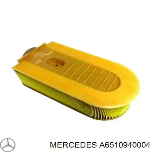 A6510940004 Mercedes filtro de ar