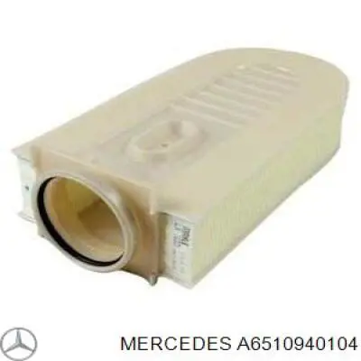A6510940104 Mercedes filtro de ar