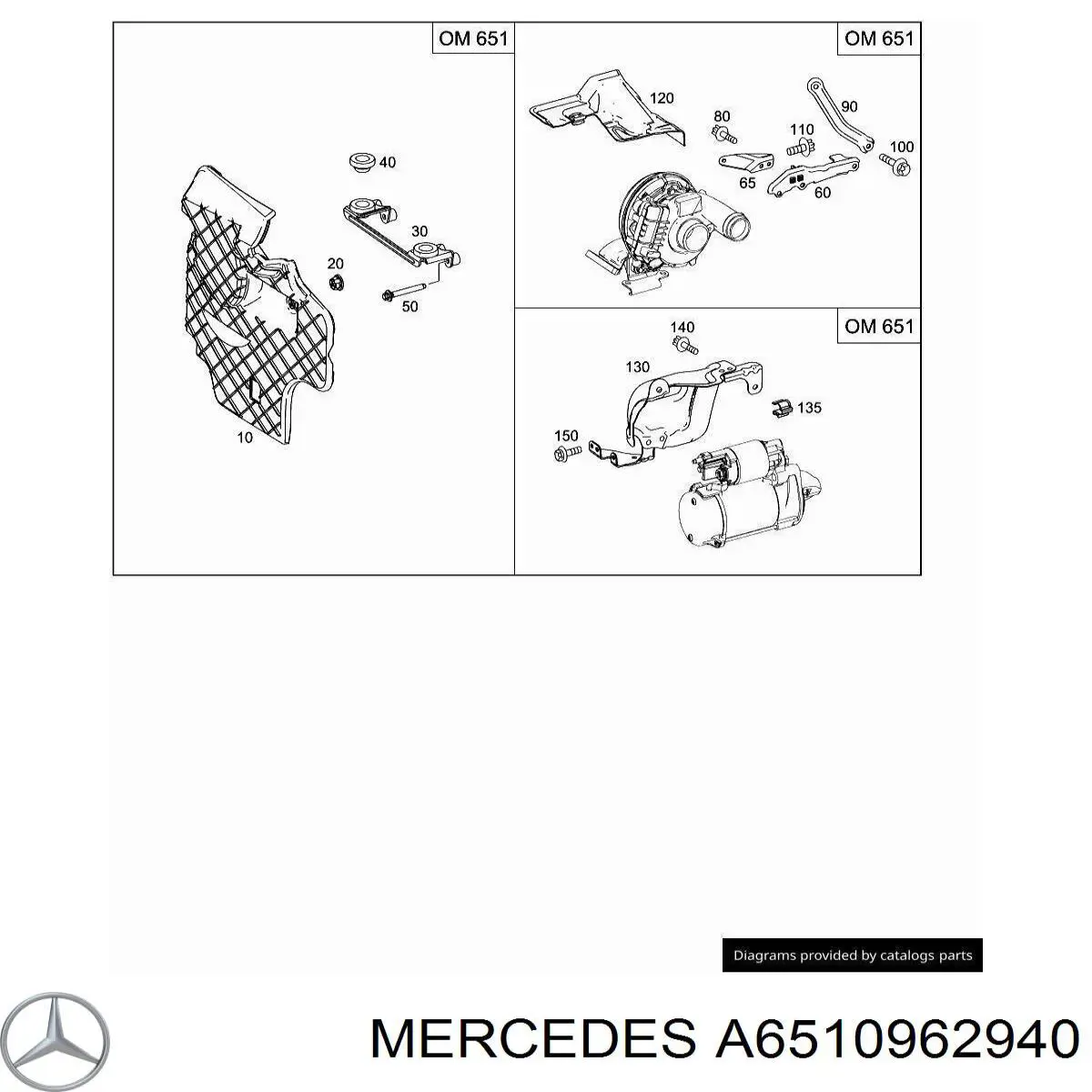  Mercedes 6510962940 цена, от 6.35 USD