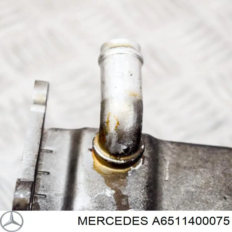 Радиатор системы EGR рециркуляции выхлопных газов Mercedes A6511400075 цена, от 15.38 USD
