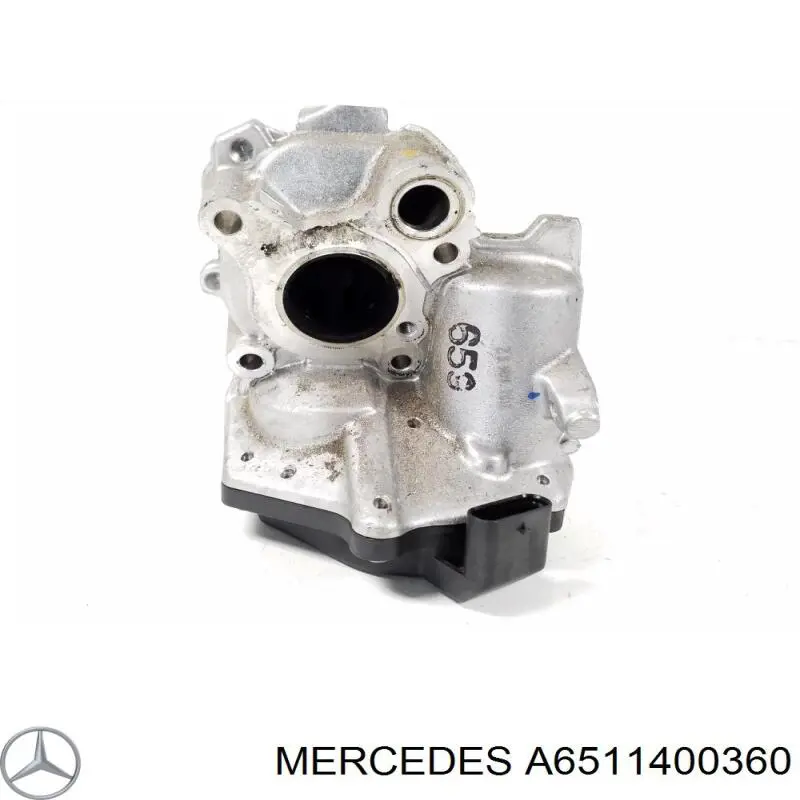 A6511400360 Mercedes válvula egr de recirculação dos gases