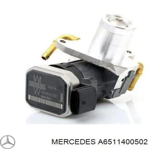 A6511400502 Mercedes válvula segura egr, de recirculação dos gases