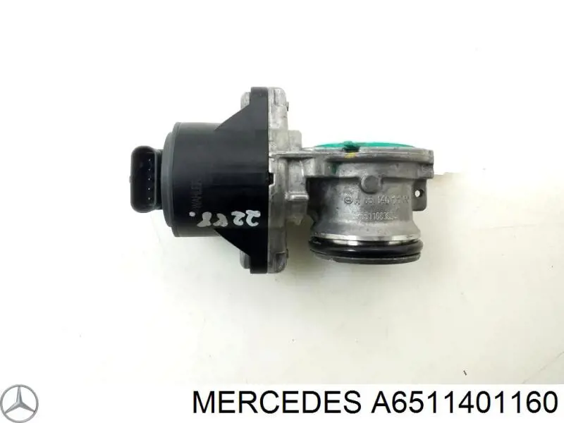 A6511401160 Mercedes válvula egr de recirculação dos gases