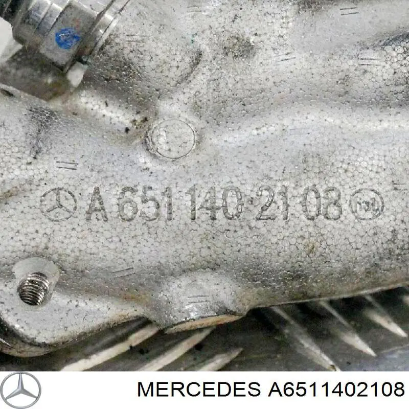 Cano derivado do sistema de recirculação dos gases de escape EGR para Mercedes Viano (W639)