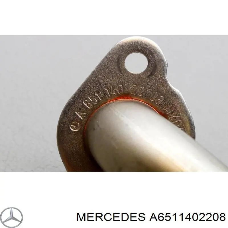 Патрубок системы рециркуляции отработавших газов EGR A6511402208 Mercedes