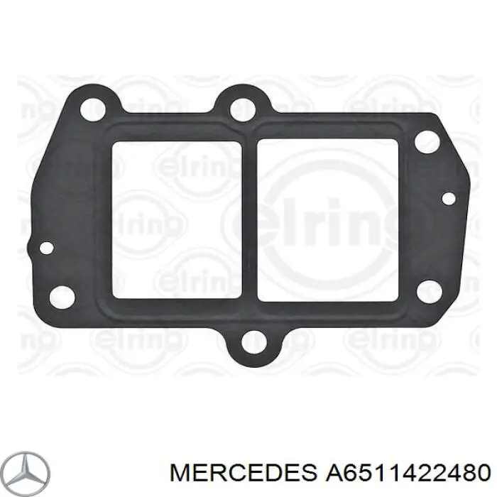 Vedante de refrigerador EGR do sistema de recirculação dos gases para Mercedes Sprinter (906)