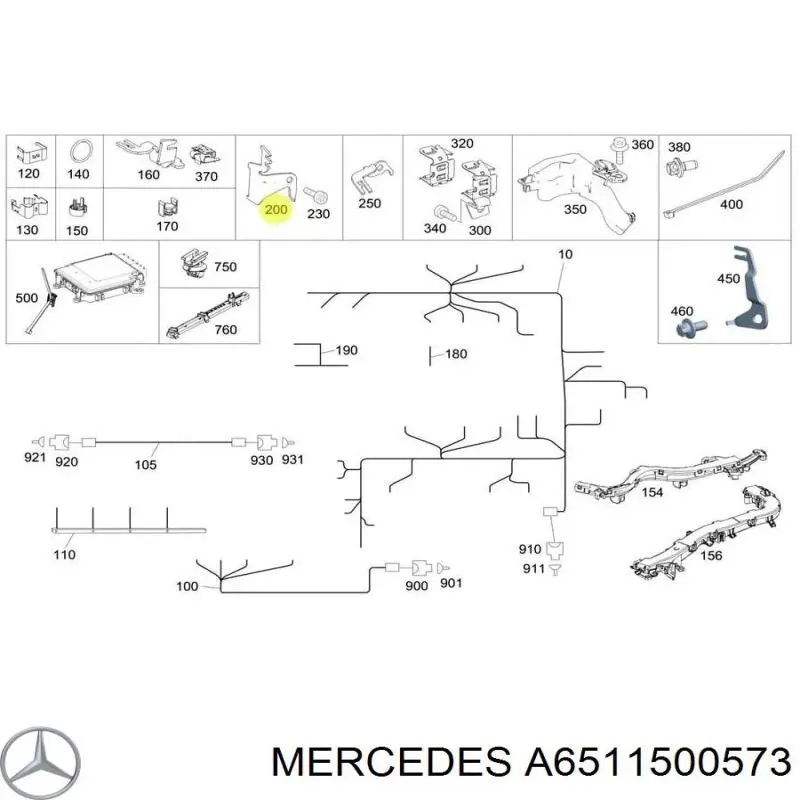 A6511500573 Mercedes 