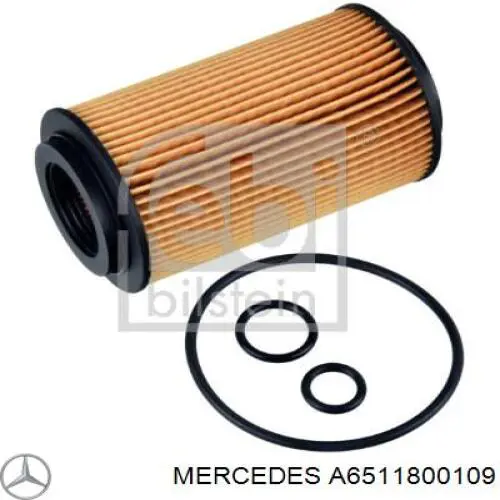 Масляный фильтр A6511800109 Mercedes