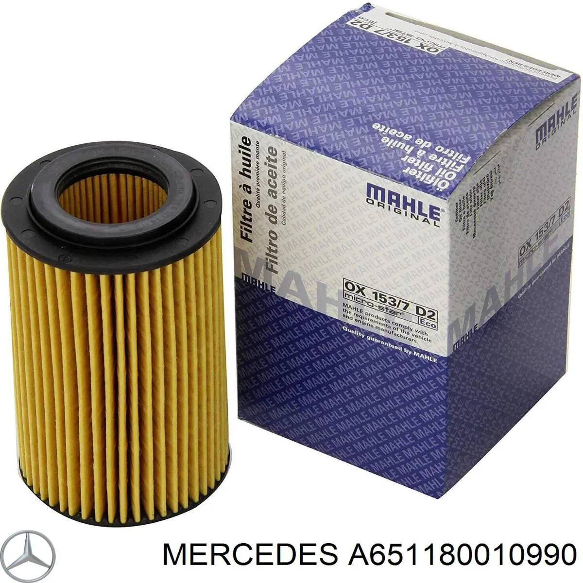 A651180010990 Mercedes масляный фильтр