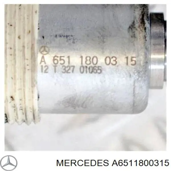 A6511800315 MERCEDES Válvula para mantener la presión de aceite original y equivalente