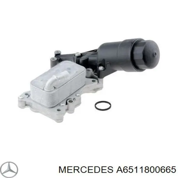 Купить A6511800665 Mercedes Масляный радиатор охлаждения АКПП