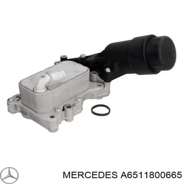 A6511800665 Mercedes radiador de óleo