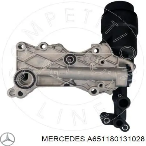A651180131028 Mercedes корпус масляного фильтра