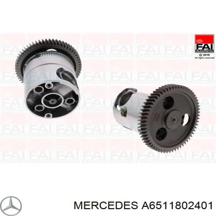 Помпа масляная Mercedes A6511802401 цена, от 287.13 USD