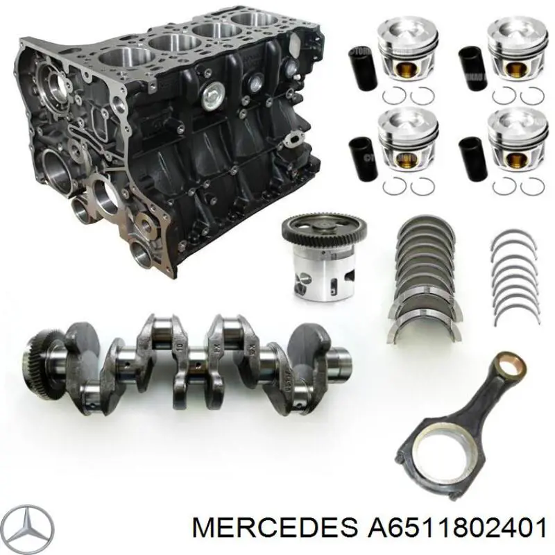 A6511802401 Mercedes bomba de óleo