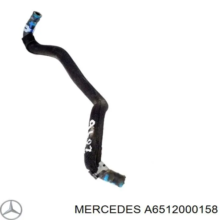 Купить 6512000158 Mercedes Трубка картера воздушная