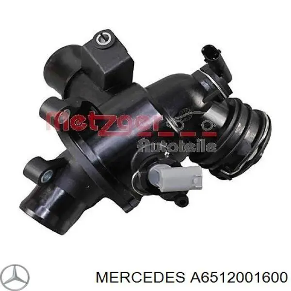 Carcasa del termostato Mercedes Sprinter II 3,5-t